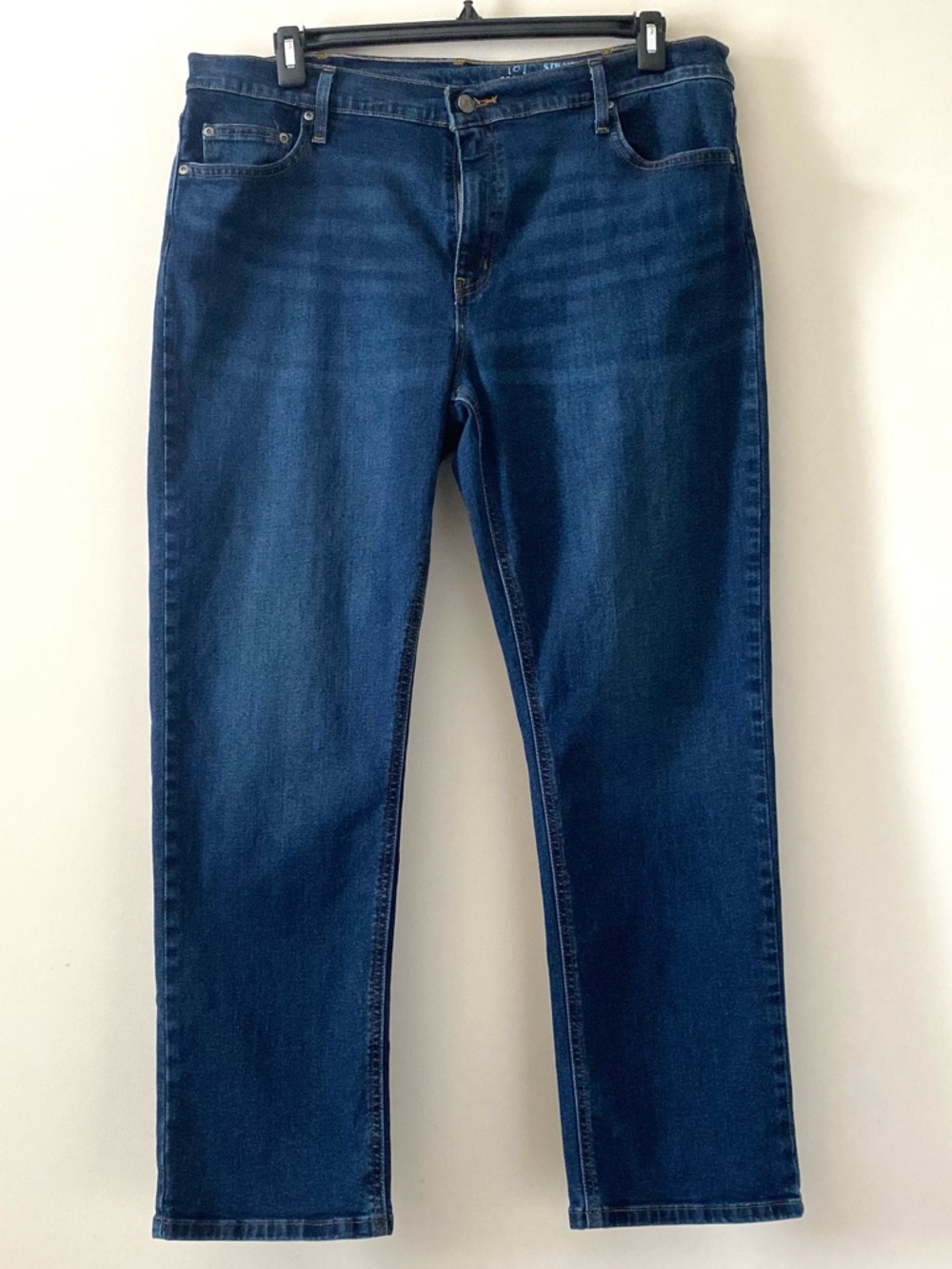 George Men’s Dark Blue Denim Straight Leg Jeans - 38 x 30 - New without Tags